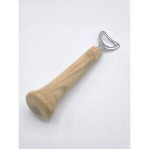 Vintage Italian Made‎ Baseball Bat Bottle Opener - 6" Wood Handle
